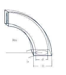 Krümmer 45°