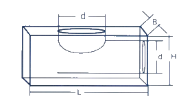 Endpieces, L-pieces, type 2