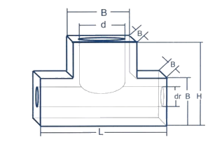 Distribution reduction pieces, type 1